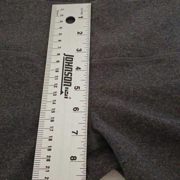 Alo Yoga crop workout athletic leggings charcoal women's size XS - Picture 13 of 13